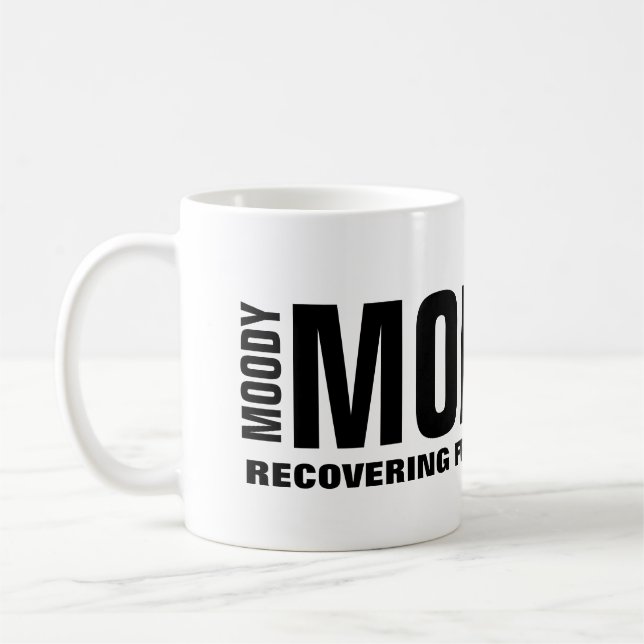 Mug Lunettes de lundi drôle de bureau (Gauche)