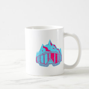 Mug Lunettes de Ski Snowboard Rétro Vintage 80s 90s Sk