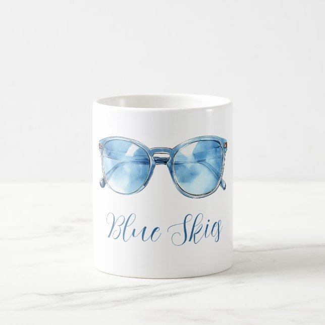 Mug Lunettes de soleil Blue Skies (Centre)
