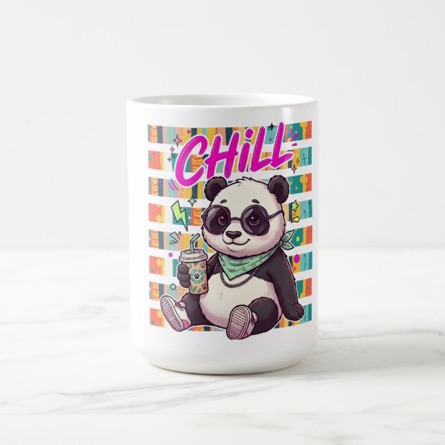 Mug Lunettes de soleil Chill Panda Bear T-Shirt graphi (Centre)