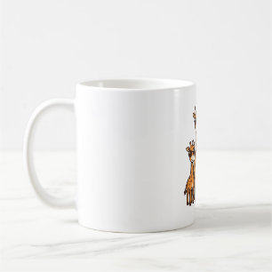 Mug Lunettes de soleil de la famille de girafe Cool T-