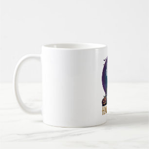 Mug Lunettes de soleil fantôme Halloween Violet Lune C