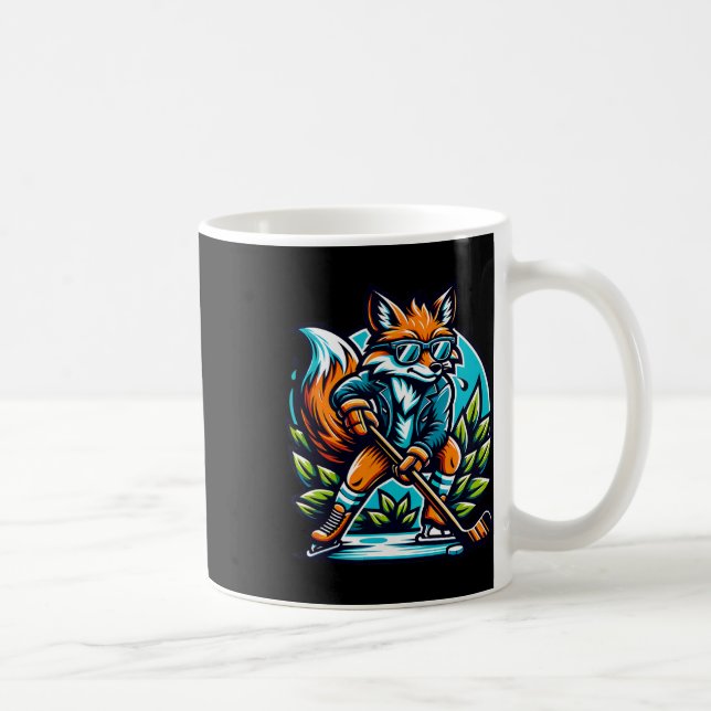 Mug Lunettes de soleil Fox style cool pour hockey sur  (Droite)