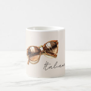 Mug Lunettes de soleil marron Italiana (italiennes)