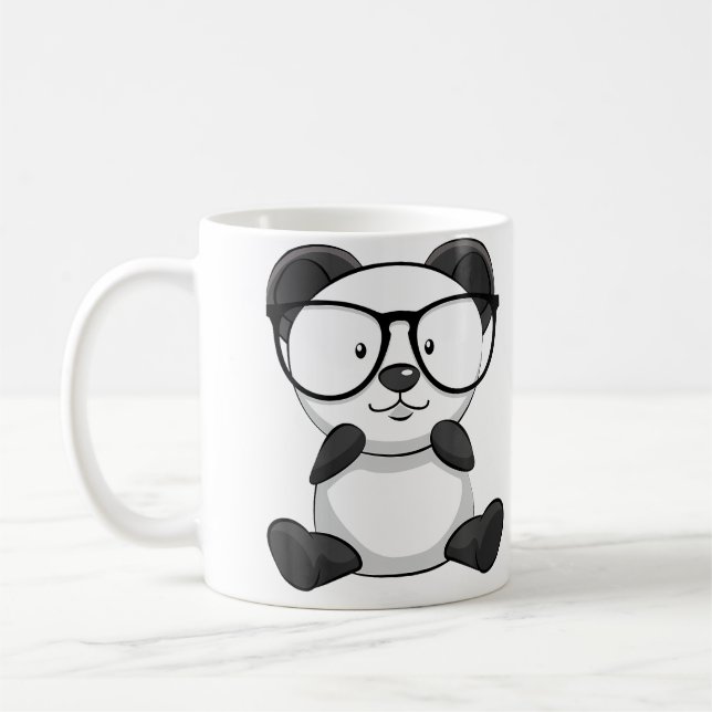 Mug Lunettes de soleil Panda Thème amateur de Panda (Gauche)