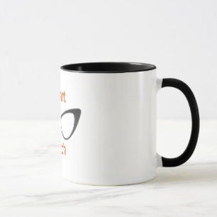 Mug Lunettes intelligentes de geek de poussin