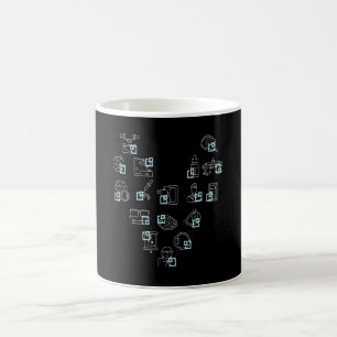 Mug Lunettes Opticiennes Coeur Opticien