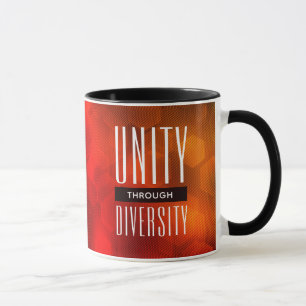 Mug L'unité stylisée par la diversité