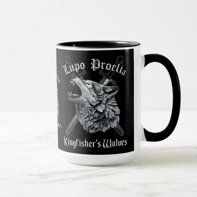 Mug Lupo Proelia Kingfisher's Loups (Droite)