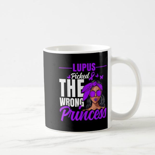 Mug Lupus Cked The Wrong Princess - Warrior Lupus Awar (Droite)