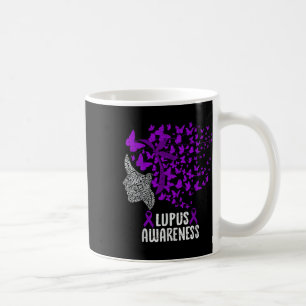 Mug Lupus Sensibilisation Papillon Purple Ribbon Autoi