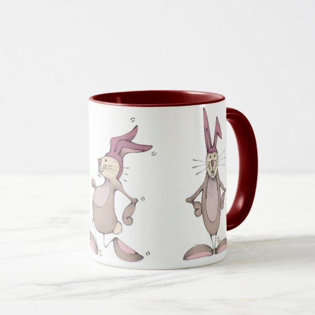 Mug Lustige Hasen (Devant droit)