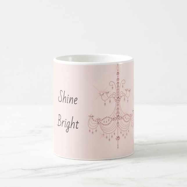 Mug Lustre à bijoux scintillants rose (Centre)