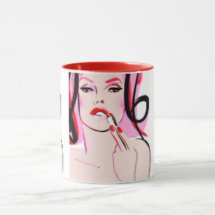 Mug lustre des lèvres