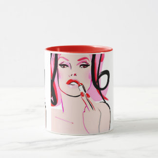 Mug lustre des lèvres