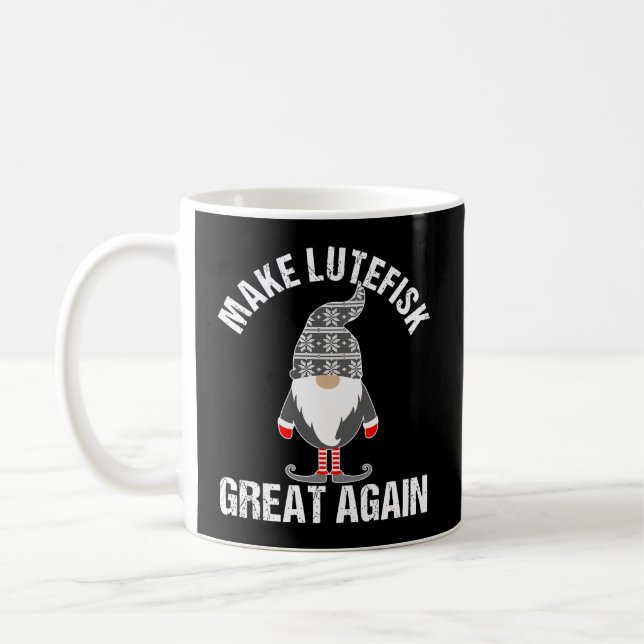 Mug Lutefisk drôle Rendre le Lutefisk grand à nouveau  (Gauche)