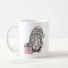 Lutin de Noël avec un cadeau