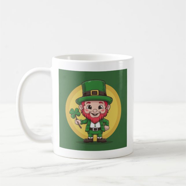 Mug Lutins chanceux et trèfle (Gauche)