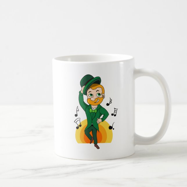Mug Lutins dansants, dessin animé de la Saint-Patrick  (Droite)
