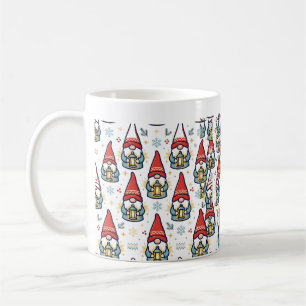 Mug Lutrin de Gnome de Noël Art Mignon de Fêtes