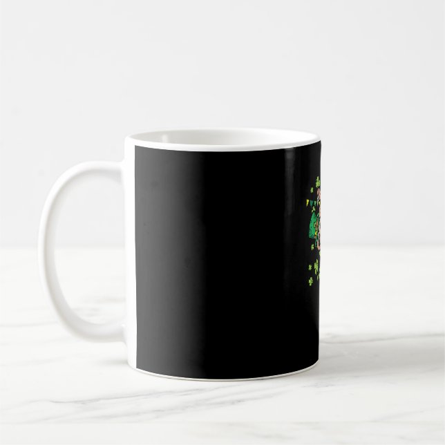 Mug Lutrin Leprechaun Irlandais Trèfle Saint-Patrick (Gauche)