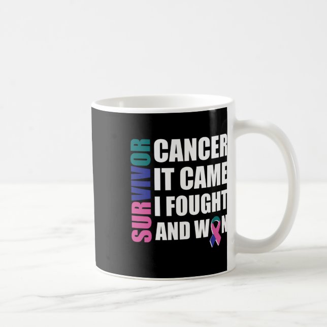 Mug Lutte contre le cancer Ruban 16 (Droite)
