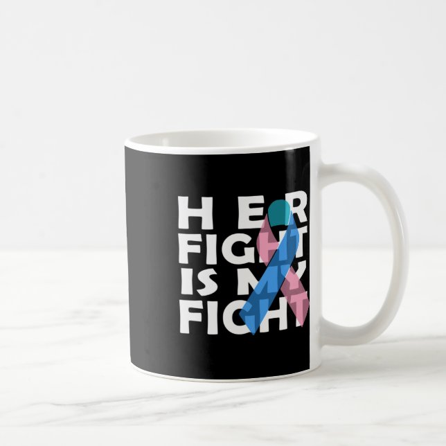 Mug Lutte contre le cancer Ruban 8 (Droite)