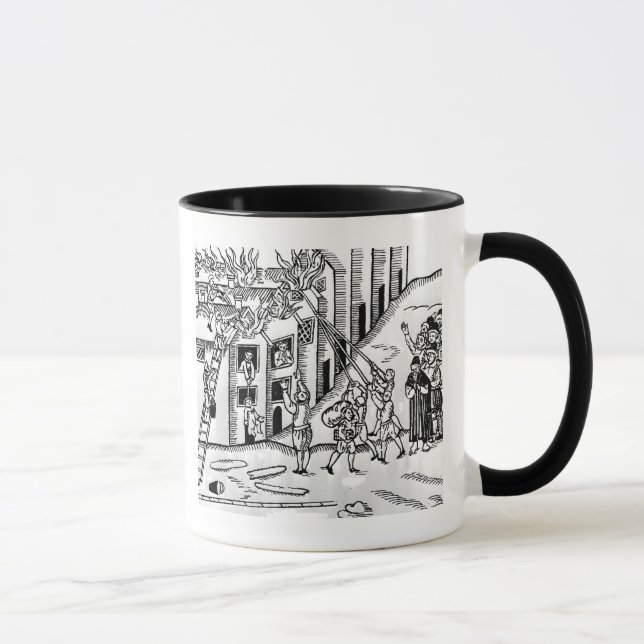 Mug Lutte contre l'incendie pendant le grand feu de (Droite)