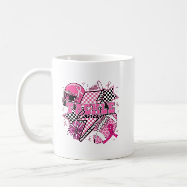Mug 🏈 Lutter contre le cancer Conception (Gauche)