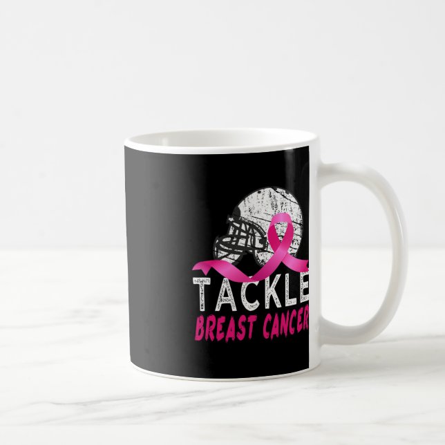 Mug Lutter contre le cancer du sein Survivant Football (Droite)