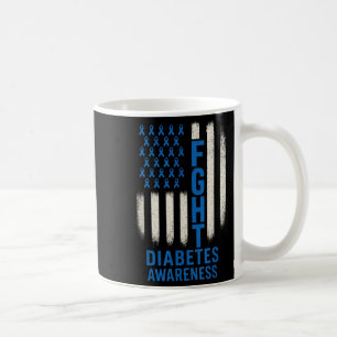 Mug Lutter contre le diabète - Soutien de l'Usa