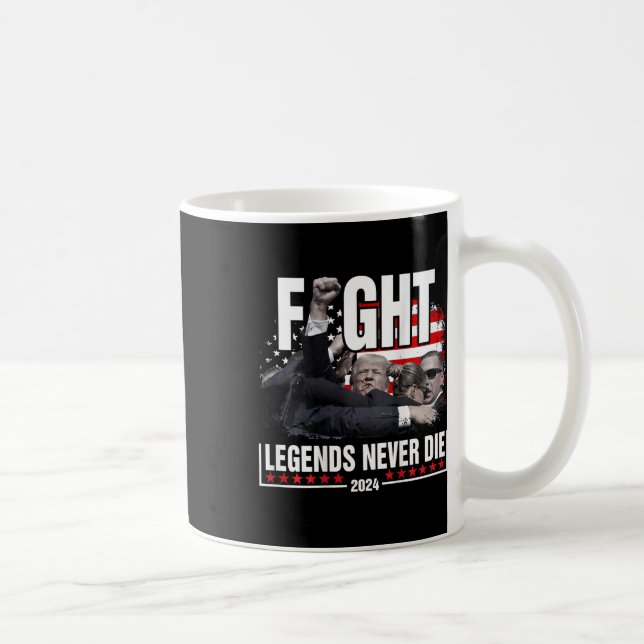 Mug Lutter contre les légendes ne meurt jamais Trump 2 (Droite)