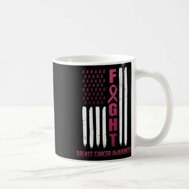 Mug Lutter Contre L'Usa Drapeau Sur Le Dos Sensibilisa (Droite)