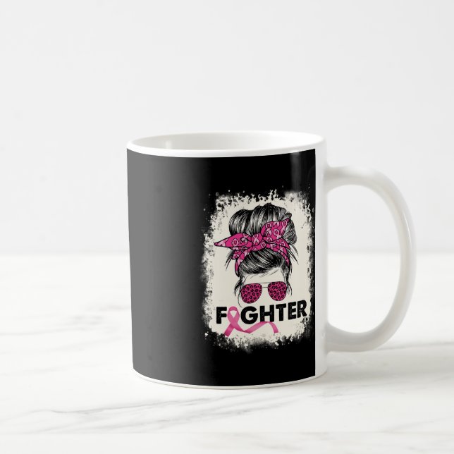 Mug Lutter Messy Bun Breast Sensibilisation au cancer  (Droite)