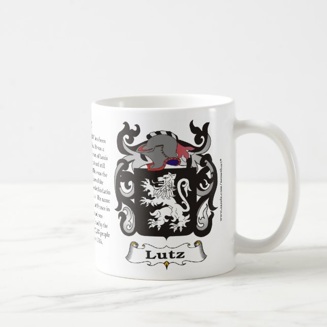 Mug Lutz, l'origine, la signification et la crête sur (Droite)