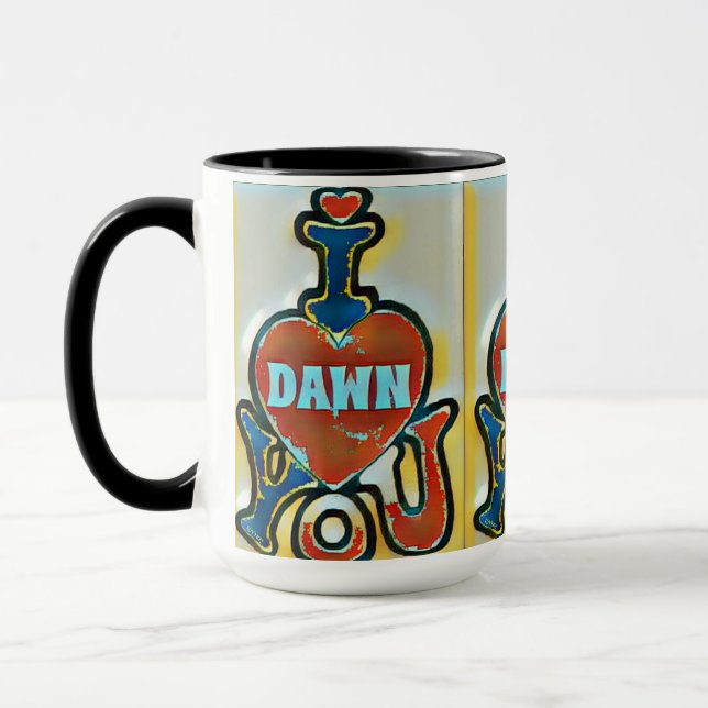Mug LUVMUG™ Dawn - LUVYBZ® Love Gifts Coffee Cup (Gauche)