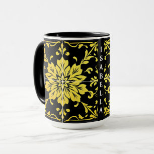 Mug Luxe Moderne Elégante Collection Florale