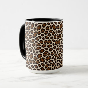 Mug Luxe Populaire White Leopard Elegance Collection