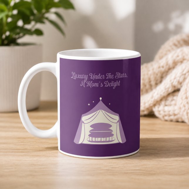 Mug Luxe sous les étoiles Glamping le plaisir de maman (Créateur téléchargé)