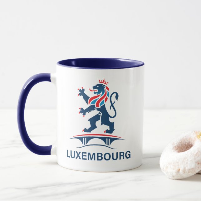 Mug Luxembourg Europe (Avec donut)