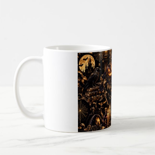 Mug Luxueux Halloween Gothique (Gauche)