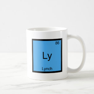 Mug Ly - Lynch T-Shirt symbole d'élément de chimie drô