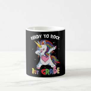 Mug Lycéenne de 1re année licorne prête à déchirer pou