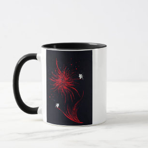 Mug Lycoris Fantasy Lys Rouge Fantaisiste de l'Araigné