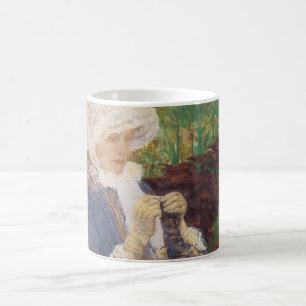 Mug Lydia Crocheting en Jardin à Marly, Mary Cassatt