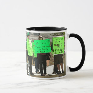 Mug Lyme vit ici Lyme Maladie Coupe de sensibilisation