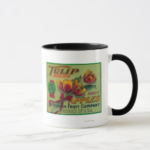 Mug Lynden, étiquette de caisse de WashingtonTulip