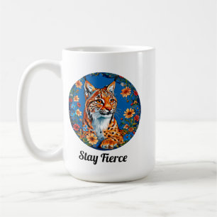 Mug Lynx Animal Sauvage Féroce Nature Faune Design