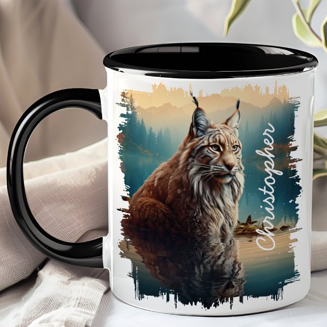 Mug Lynx by Mountain Lake Reflection (Créateur téléchargé)