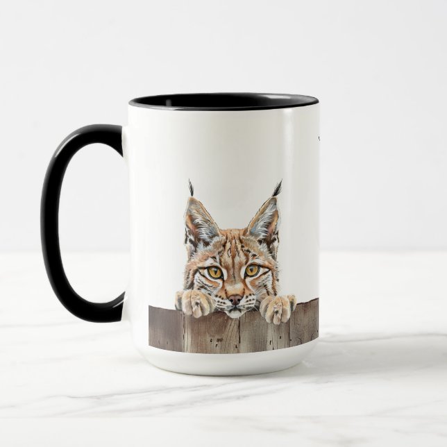 Mug Lynx du désert - Musique de chat (Gauche)